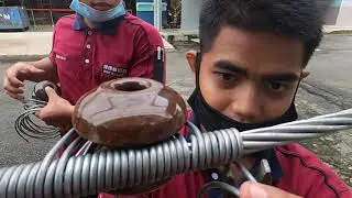 Mengikat dawai simpai