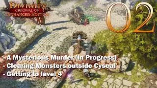 Divinity Original Sin 1 - A Mysterious Murder | Getting to level 4 FULL Walkthrough