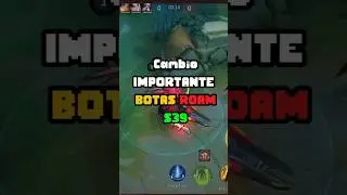 Cambio importante BOTAS ROAM season N&deg; 39📝. #mobilelegends #mlbblatam #m7 #mplph #shorts