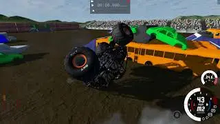 BeamNG Drive Monster jam; All Max d's Freestyle @My custom map