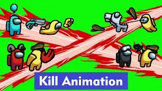 Among Us all the kill animations - meme collection compilation | green screen (sound effect)