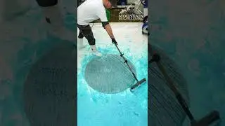 I've Seen Gardens With Less Mud In Them! Super Satisfying ASMR Carpet Cleaning.  #shorts