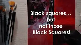 RED Abstract Art: Step-by-Step Knife & Brush Painting Tutorial #abstractart #arttutorial #impasto