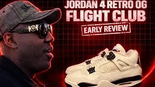 EARLY REVIEW: AIR JORDAN 4 RETRO OG FLIGHT CLUB SNEAKER REVIEW #kicks #sneakers #nike #jordan4