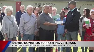 Cedar Creek Veterans Foundation donates $40K to CampV