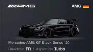 Gt7 Update 1.30.  '20 Mercedes-AMG GT tune/build.