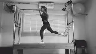 Exercícios no cadilac (Pilates)
