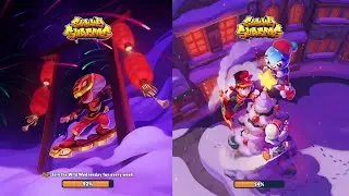 Subway Surfers : Year Of The Snake 2025 vs Winter Wonderland 2024