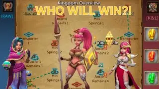 DRAGON ARENA HIGHLIGHTS:RAW VS K&L /LORDS MOBILE