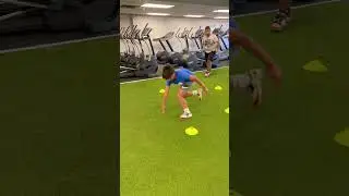 #unilateral #plyometrics to enhance #agility and #changeofdirection | Off Season Training #sport