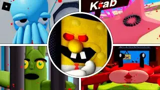 ROBLOX THE TRUE INGREDIENTS!!! (Spongebob Horror) - Full Game + ALL Endings - No Commentary