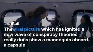 Conspiracy theorists claim to spot a fake HAND on Blue Origin ship