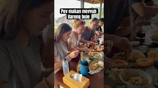 Hidangan Kampung Sederhana tapi Buat para Bule Bahagia #indonesia #wisata #buledikampung