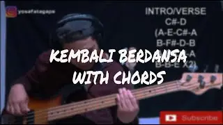 Shaggy Dog Kembali Berdansa bass cover with chords G&L m2000
