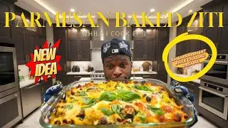 WHILE I COOK EP 1: PARMESAN BAKED ZITI FROM SCRATCH + EMBARASSMENT FROM CHASING DREAMS !!