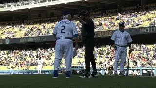 Lasorda, Larry King argue balls and strikes