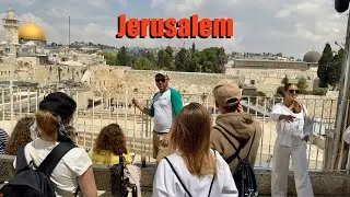 Jerusalem. Walk from Zion Gate to the entrance to the Western Wall through the Jewish Quarter