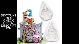 Gnomes Christmas Thanksgiving Day Silicone Sugarcraft Mold Cupcake Baking Mould Fondant Cake Decorat