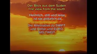 Alternativ zu SWIFT, $ und &euro; im Welthandel/ Alternative to SWIFT, $ and &euro; in global trade
