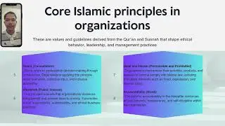 APPLYING ISLAMIC PRINCIPLES IN AN ORGANISATION (ISLAMIC INSTITUTION PROJECT)_GROUP 6