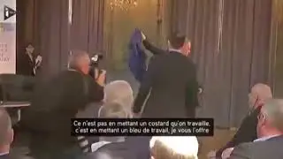 Insolence ultime : un m&acirc;le blanc travailleur tente d'interpeller le monarque Macron: &ccedil;a tourne mal