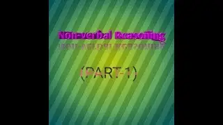 ||Figure questions|| (PART-1)《Non-verbal Reasoning》 for airforce Y.....#Studywdost