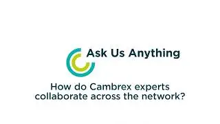 Задайте нам любой вопрос: как эксперты Cambrex сотрудничают в рамках сети?