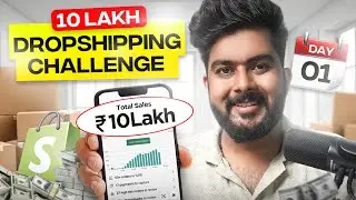10 LAKH Dropshipping Challenge Malayalam | DAY 1  (FREE METHOD)