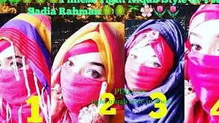 Pinless Tight Niqab Style In 4 way! Sadia Rahman.