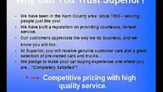 Superior Used Cars in Bakersfield, CA
