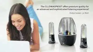 Conceptronic Dancing Lightshow Water Speakers &ndash; Superior Set, CLLDWASPKSET
