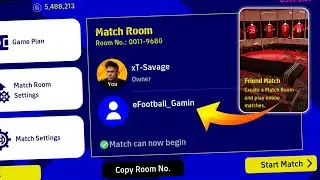 HOW TO PLAY WITH FRIENDS | MATCH ROOM (TUTORIAL/GUIDE) | EFOOTBALL 2022 MOBILE