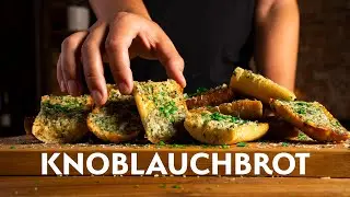 Perfektes KNOBLAUCHBROT mit Parmesan und Pecorino | GSHMAK