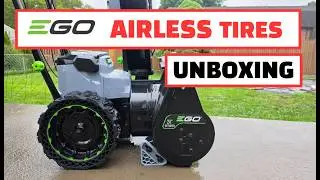 AIRLESS Tires WHAT! EGO 2 Stage Snow Blower
