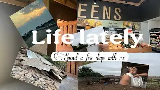 Life lately: Grocery shopping + At Home+ Construction #messy vlog 