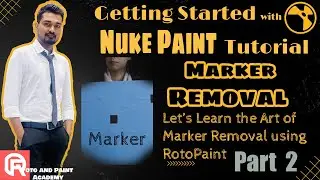 Marker Removal in Nuke |Clone brush Tracking Method|Part2  VNO23 #paintprep #nuketutorial
