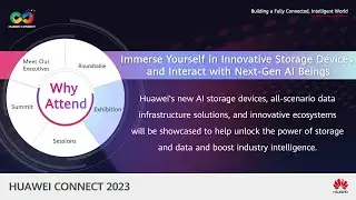 #HUAWEICONNECT2023-Reasons Not to Miss HUAWEI CONNECT 2023 - Data Storage