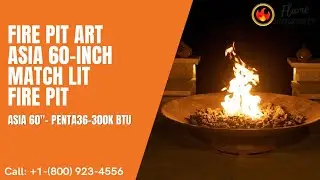 Fire Pit Art Asia 60-inch Match Lit Fire Pit Asia 60
