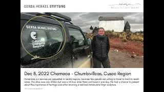 2022 report on vehicle support by Gerda Henkel Stiftung Foundation. Work by Amigos del Arte Andino.
