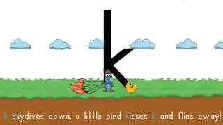 How to Write Lowercase Letter k (Step-by-Step Animation) | Handwriting Heroes