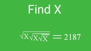 A Nice Square Root Math Simplification/What is the value of X?