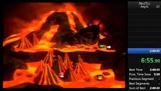 DKC2 Lost Levels Rom Hack 1:55:50 No game overs