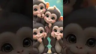 Monkey party #cartoonnetwork #cocomelon #viralvideo #song #nurseryrhyme #ytshorts #funny #aiart