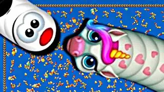 WORMSZONE.IO BEST GAME | BIGGEST SNAKE BATTLE NEW RECORD 🐍 EPIC WORMS ZONE IO GAMEPLAY #49
