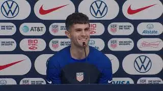 WORLD CUP TRAINING CAMP PRESS CONFERENCE: Christian Pulisic & Tim Weah | Dec. 1, 2022