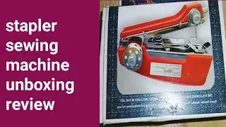 Stapler sewing machine unboxing & review in tamil @Akilacreations