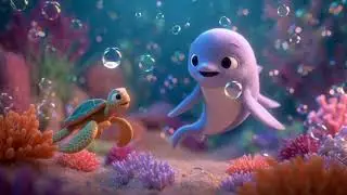 The Splashy Sea Squad 🐬🎶 | Happy Dolphin Song for Kids | AI Animated Ocean Fun