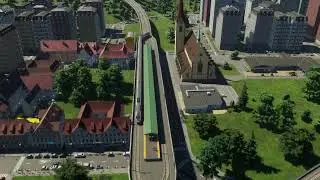 Erebor City: train ride on the main line (Cities Skylines 2) 2026-01-29