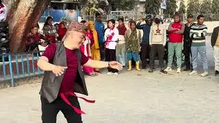 रक्तिम सांस्कृतिक अभियान घोराही नगरले संघीयता बिरुद्ध सड़क सांस्कृतिक अभियान