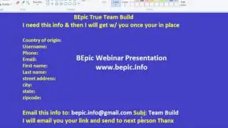 BEpic Team Build